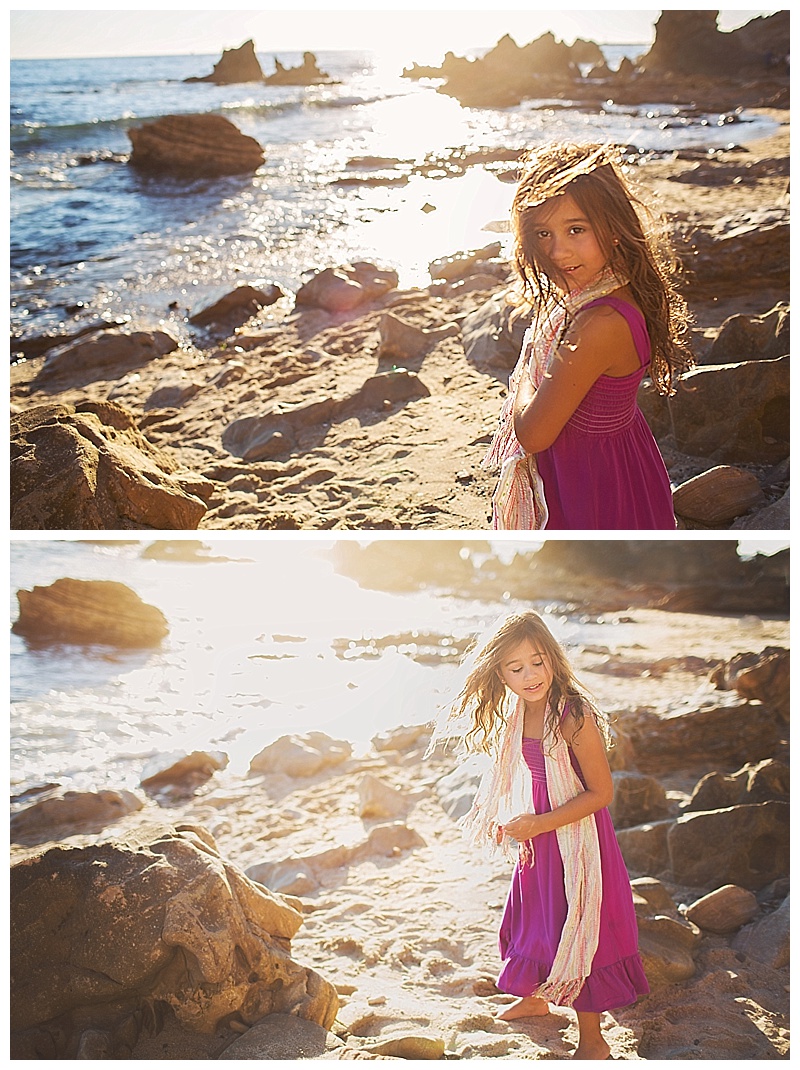 Corona Beach family session. Family photographer orange county Madeleine JL Photography